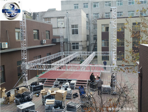 济南大学采购铝合金舞台truss架